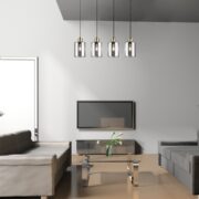 VISEČA SVETILKA PEREZ mm 4XE27