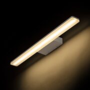 LED SVETILKA MAREA 600 mm 18W  3000K IP44 BELA ALI ČRNA