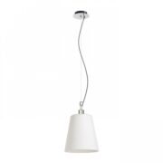 VISEČA SVETILKA BABU fi 220 mm E27 53W TRANSPARENTNA ALI BELA