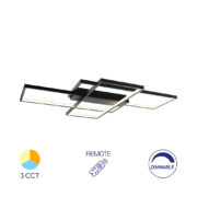 ZATEMNILNA STROPNA LED SVETILKA NELA 80W 3000K DO 6500K Z DALJINSKIM UPRAVLJANJEM
