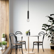 VISEČA SVETILKA fi 350 mm E27 ČRNA ALI ZLATA