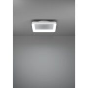 STROPNA LED SVETILKA LORETELLO 350X350 mm 20W 3000K DO 6500K BELA ALI ČRNA Z DALJINSKIM UPRAVLJANJM