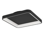 STROPNA LED SVETILKA LORETELLO 350X350 mm 20W 3000K DO 6500K BELA ALI ČRNA Z DALJINSKIM UPRAVLJANJM