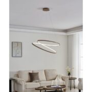 VISEČA LED SVETILKA RUOTALE fi 700 mm 42W 3000K V DVEH BARVAH