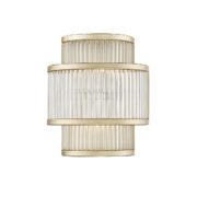 KRISTALNA STENSKA SVETILKA ZUMA LINE-SERGIO 2XG9 ČRNA ALI ZLATA