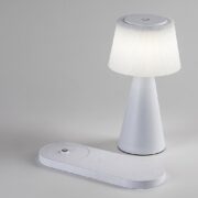 AKUMULATORSKA TOUCH ZATEMNILNA NAMIZNA RGB LED SVETILKA ZAVIER 5W 3000K DO 6000K Z BREZŽIČNIM POLNJENJEM TELEFONA