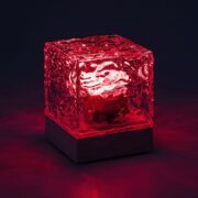 BATERIJSKA NAMIZNA RGB LED SVETILKA CUBIKO 1W Z DALJINSKIM UPRAVLJANJEM