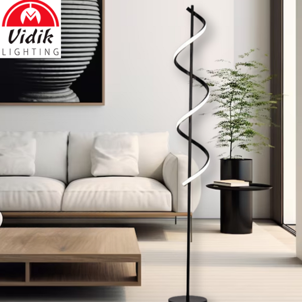 ŞTOJEČA LED SVETILKA SPIRALE NERA 1550 mm 26W 4000K