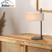 AKUMULATORSKA TOUCH ZATEMNILNA NAMIZNA SVETILKA POLPERRO 210 mm 3W 2800K DO 6500K IP44 ČRNA ALI BELA