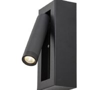 STENSKA IZVLEČNA LED SVETILKA S STIKALOM GELLO 4W 3000K BELA ALI ČRNA