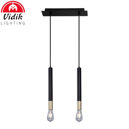 vintage-retro-viseča-svetilka-lestenec-dvojni-črni