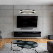 VISEČA LED SVETILKA ISAURE fi 800 mm 45W 3000K DO 6000K