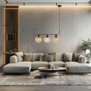 VISEČA SVETILKA ELEGANZA 550 mm 3XE27 V DVEH BARVAH