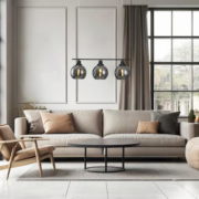 VISEČA SVETILKA ELEGANZA 550 mm 3XE27 V DVEH BARVAH