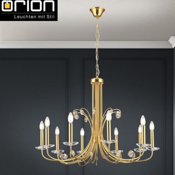 KRISTALNI LESTENEC ARIANE fi 920 mm 10XE14 TEMNI NIKELJ ALI ZLATI