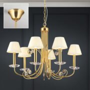 KRISTALNI LESTENEC ARIANE fi 675 mm 6XE14 TEMNI NIKELJ ALI ZLATI