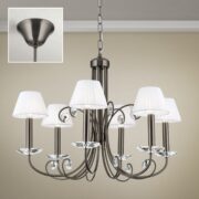 KRISTALNI LESTENEC ARIANE fi 675 mm 6XE14 TEMNI NIKELJ ALI ZLATI