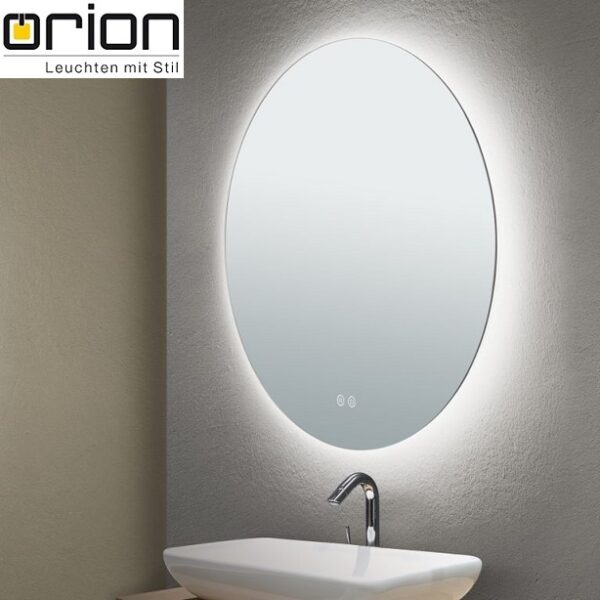 KOPALNIŠKO OGLEDALO Z TOUCH LED SVETILKO FOCUS fi 600 mm 25W 3000K DO 6000K IP44