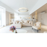 KRISTALNI ZATEMNILNI LED LESTENEC MUCKY 500 mm 50W 2700K DO 6000K Z DALJINSKIM UPRAVLJANJEM