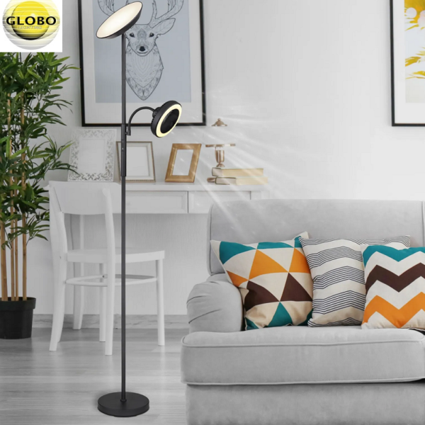 STOJEČI VENTILATOR Z LED SVETILKO DAVYD 20W 2700K DO 6500K STOJEČI VENTILATOR Z LED SVETILKO DAVYD 20W 2700K DO 6500K