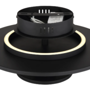 VISEČA LED SVETILKA CARTER fi 380 mm 24W 3000K BELA ALI ČRNA