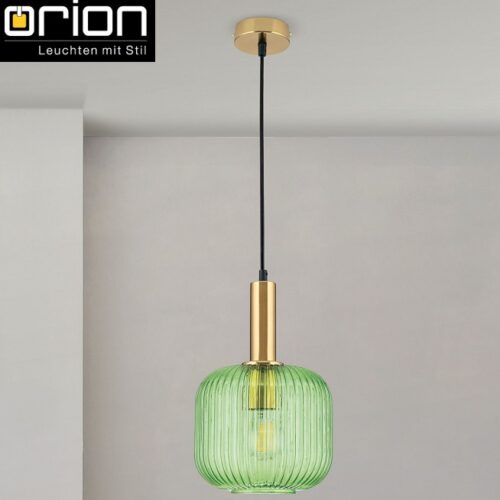 viseča-retro-vintage-svetilka-zelena