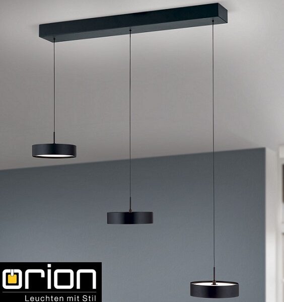 ZATEMNILNI VISEČI DIREKTNO-INDIREKTNI LED LESTENEC TEIDE 1100 mm 72W 2700K
