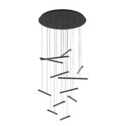 VISEČA ZATEMNILNA LED SVETILKA LINDOZA 780 mm 12X8,4W 3000K