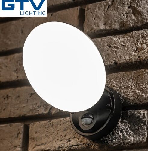 senzorska-zunanja-stenska-led-svetilka-črna-ip54