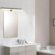 LED SVETILKA JAIME 600 mm 12W 4000K IP44 SREBRNA ALI ČRNA