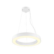 ZATEMNILNA VISEČA LED SVETILKA MEDO RING fi 600 mm 26W BELA ALI ČRNA