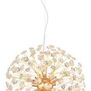KRISTALNA VISEČA LED SVETILKA KATRINA fi 600 mm G9 9X3,5W 3000K V DVEH BARVAH