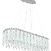KRISTALNA VISEČA ZATEMNILNA LED SVETILKA KLUNKA 900 mm 70W 2700K/6000K Z DALJINSKIM UPRAVLJANJEM