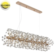 KRISTALNA VISEČA LED SVETILKA KATRINA 900 mm G9 12X3,5W 3000K V DVEH BARVAH