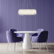 KRISTALNA VISEČA ZATEMNILNA LED SVETILKA KLUNKA 900 mm 70W 2700K/6000K Z DALJINSKIM UPRAVLJANJEM