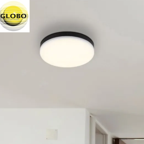 led-plafonjera-črna-okrogla-120-220-300-mm