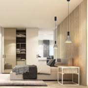 VISEČA LED SVETILKA LABORA 170 mm 8W 3000K