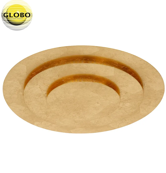 LED SVETILKA HEDA fi 350 mm 3000K ZLATA ALI SREBRNA