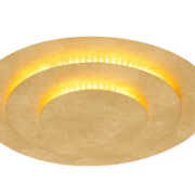 LED SVETILKA HEDA fi 350 mm 3000K ZLATA ALI SREBRNA