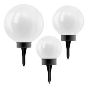 SOLARNA VBODNA LED SVETILKA PUGLIA SET 3 SVETILK 3000K