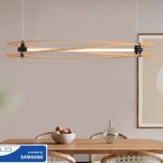 ZATEMNILNA VISEČA LED SVETILKA DOBI 800 mm 40W 2700K DO 5000K Z DALJINSKIM UPRAVLJANJEM