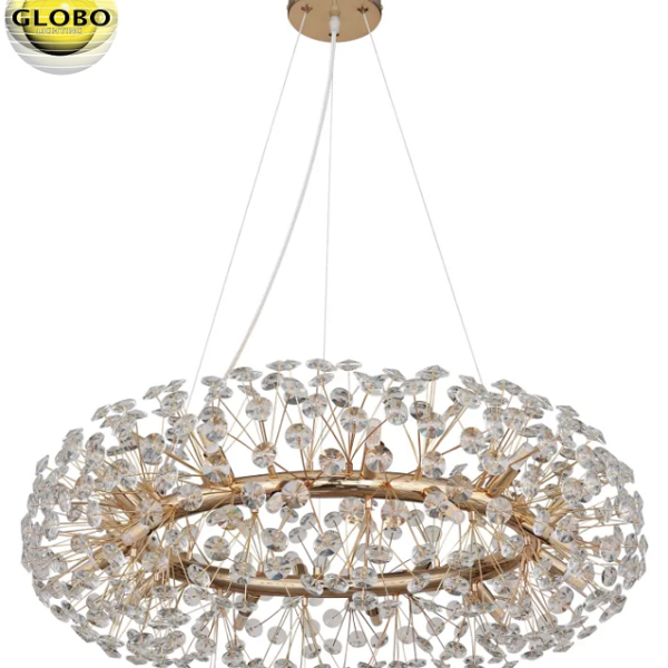 KRISTALNA VISEČA LED SVETILKA KATRINA fi 800 mm G9 20X3,5W 3000K V DVEH BARVAH