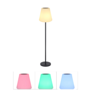 SOLARNA+AKUMULATORSKA NAMIZNA/STOJEČA RGB LED SVETILKA 700-1500 mm 32X0,1W+9X0,1W RGB Z DALJINSKIM UPRAVLJANJEM