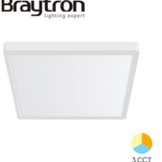 LED SVETILKA JADE 400X400 mm 36W 3000K DO 6500K IP40 V TREH BARVAH