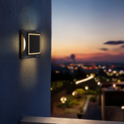 TALNA VBODNA/STENSKA SOLARNA LED SVETILKA 140X140 mm 1,2W 3000K IP65