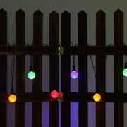 SOLARNA VISEČA/TALNA LED VERIGA 7,7 METRA 20X0,06W 3000K+MULTICOLOR