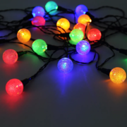 SOLARNA VISEČA/TALNA LED VERIGA 7,7 METRA 20X0,06W 3000K+MULTICOLOR