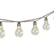 SOLARNA LED VERIGA 2,7 METRA 10X0,06W 3200K