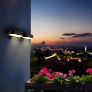 SENZORSKA TALNA VBODNA/STENSKA SOLARNA LED SVETILKA 7,2W 3000K