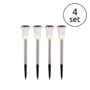 TALNA VBODNA SOLARNA LED SVETILKA 330 mm 4X0,06W 3500K SET ŠTIRIH SVETILK